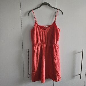 Broadway and Broome Madewell Coral Spaghetti Strap Dress size small